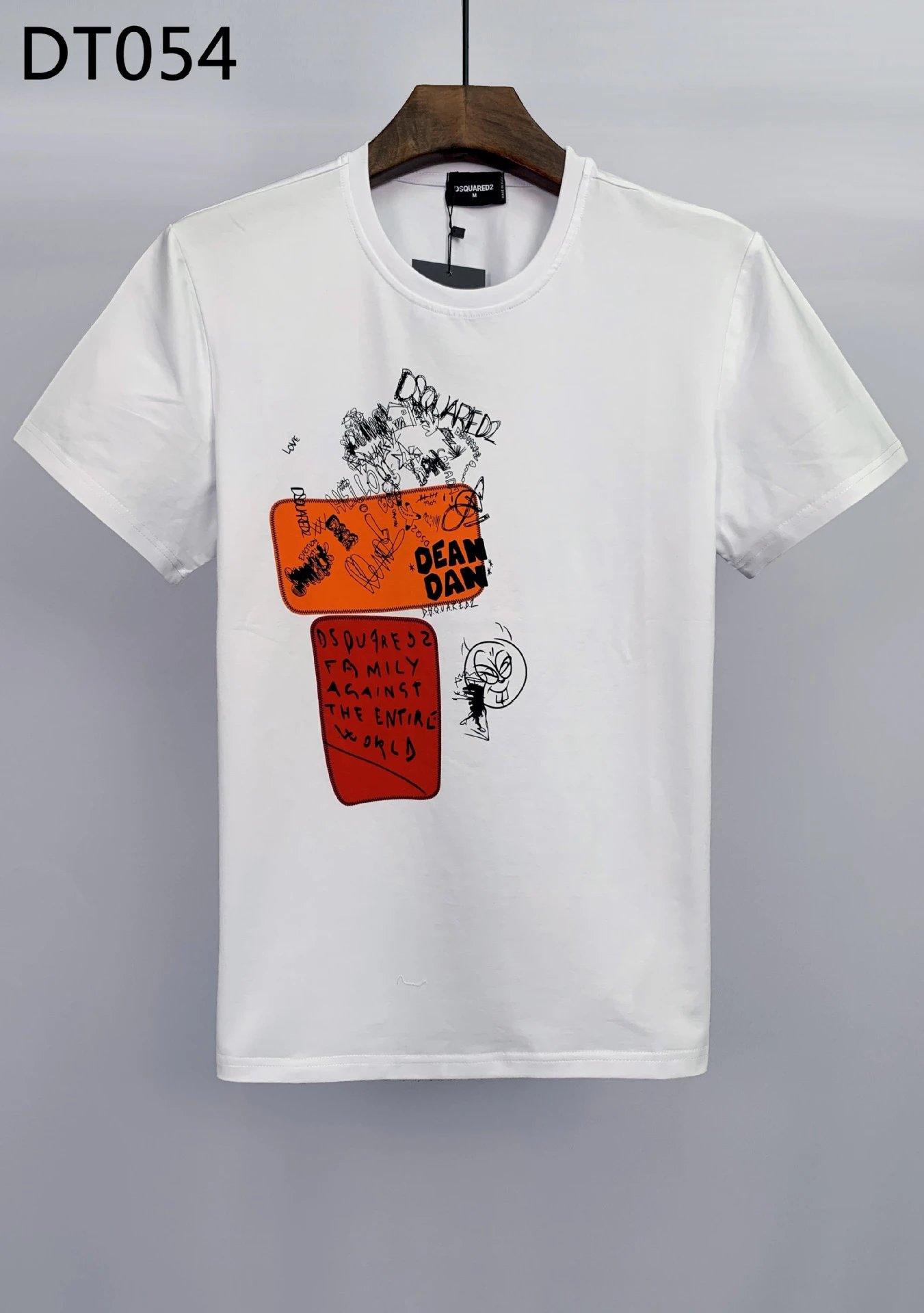 Dsquared2 T-Shirts Graphic Print — DT 054 white
