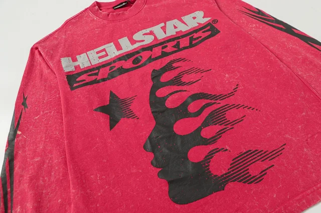 Hellstar T-Shirts Washed Graphic Long-Sleeve product detail image 6