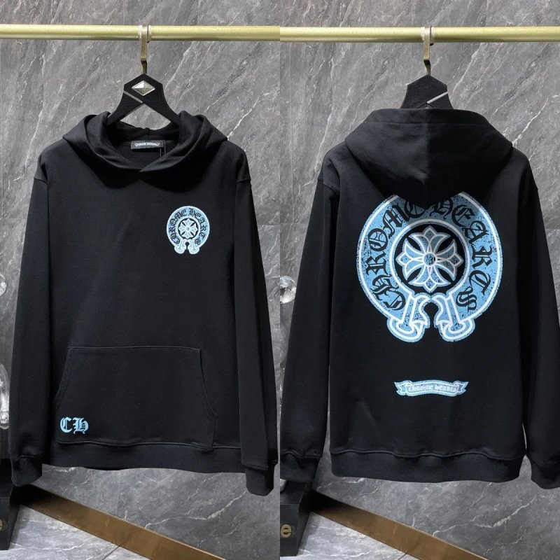 Chrome Hearts Hoodies & Sweatshirts Cross Graphic Pullover Hoodie — 8662 black
