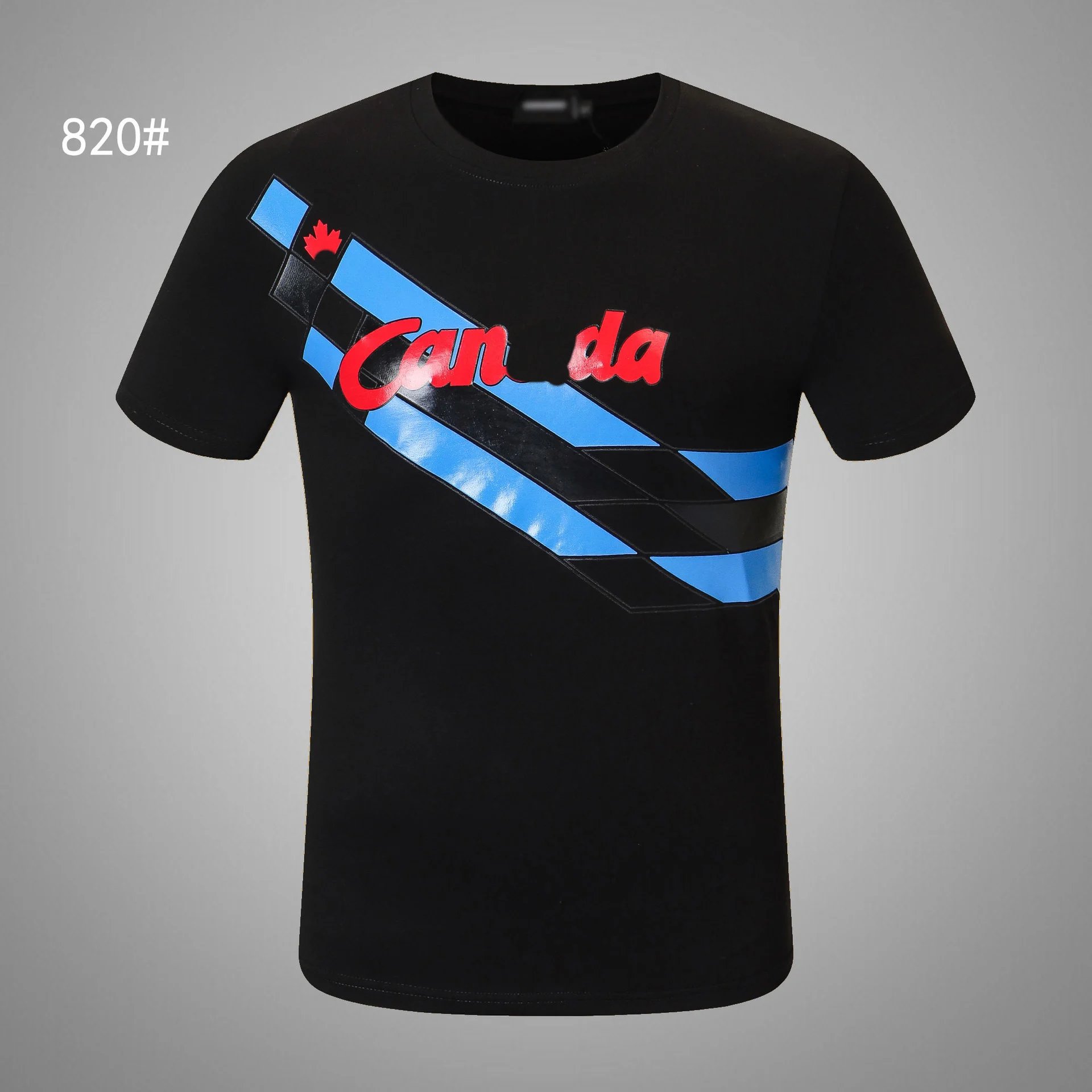 Dsquared2 T-Shirts Graphic Print — DT 820 black