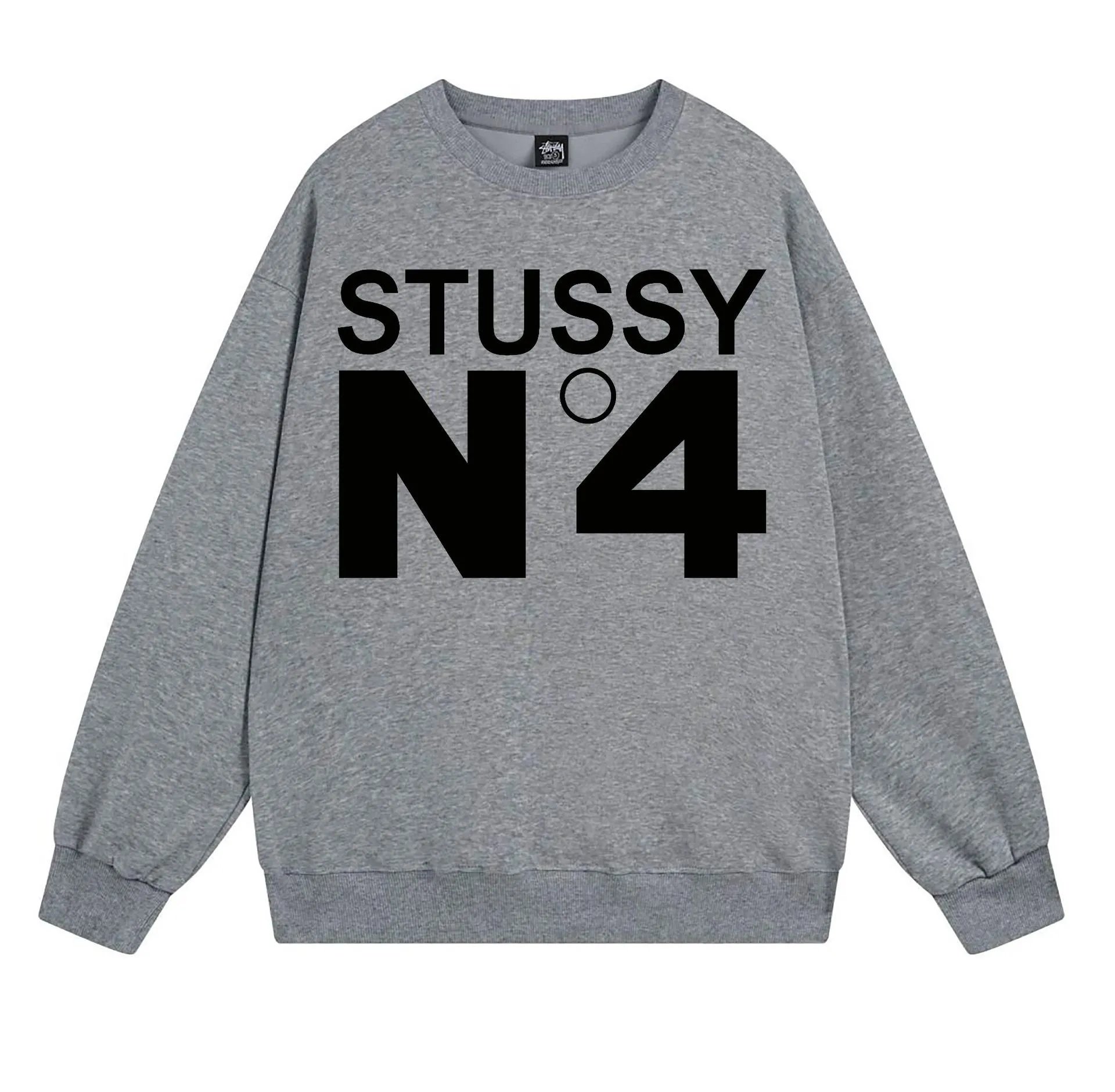 Stüssy Hoodies & Sweatshirts Crewneck Sweatshirt with Chengdu Chapter Graphic — 104 Dark Gray