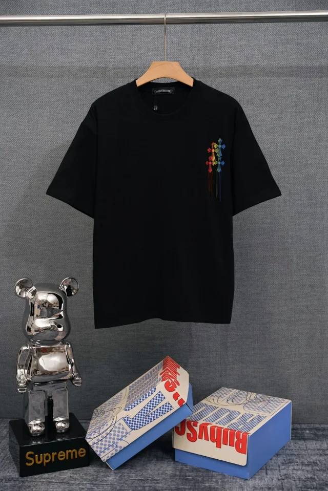 Chrome Hearts T-Shirts Graphic-print crewneck T-shirt product detail image 4