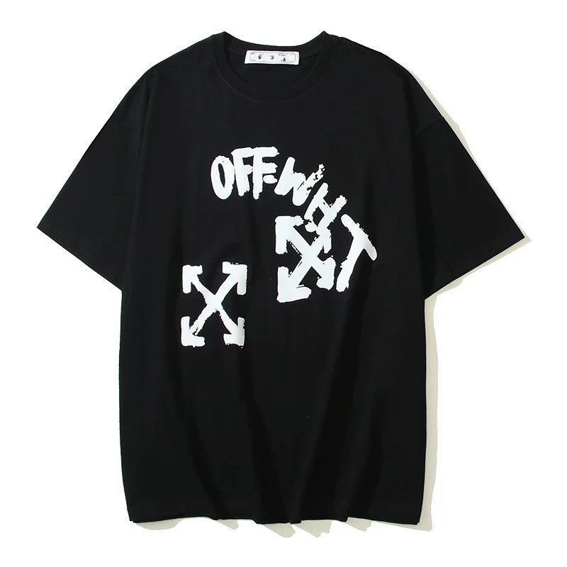Off-White T-Shirts Logo Print — 106 black