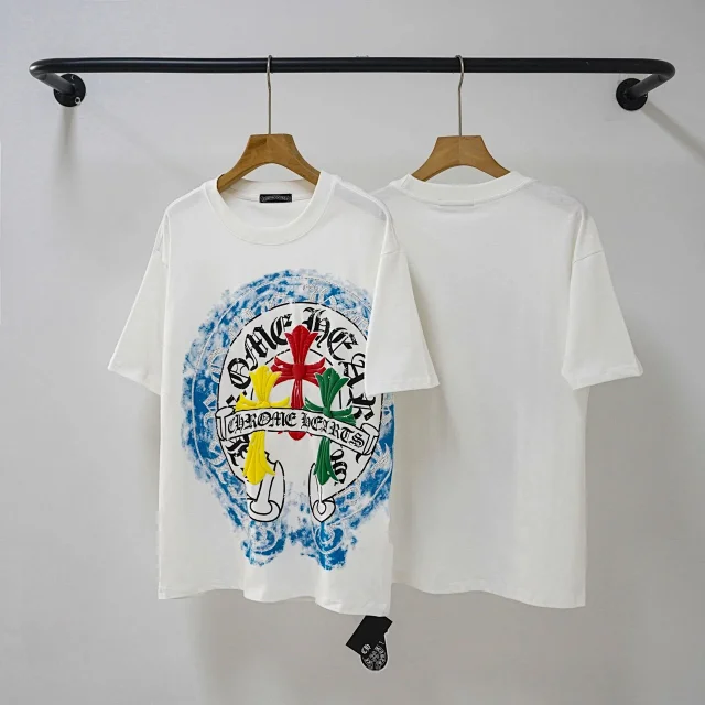 Chrome Hearts T-Shirts Oversized graphic pocket T-shirt product detail image 3
