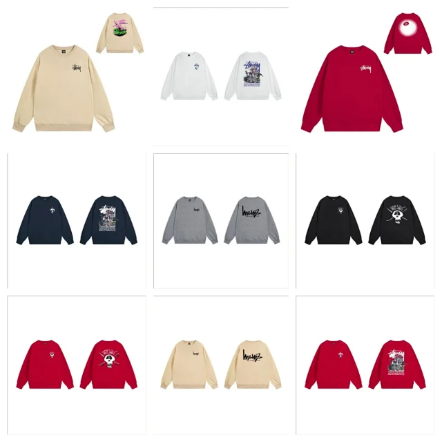 Stüssy Hoodies & Sweatshirts Crewneck Graphic Sweatshirt product detail image 6