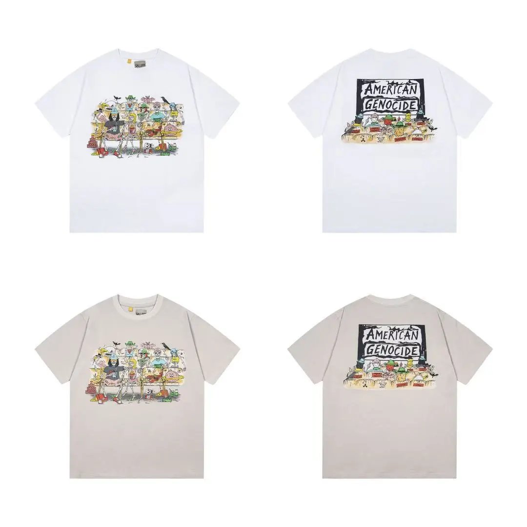 Gallery Dept. T-Shirts Graphic Tie-Dye Short-Sleeve T-Shirt — 478 apricot