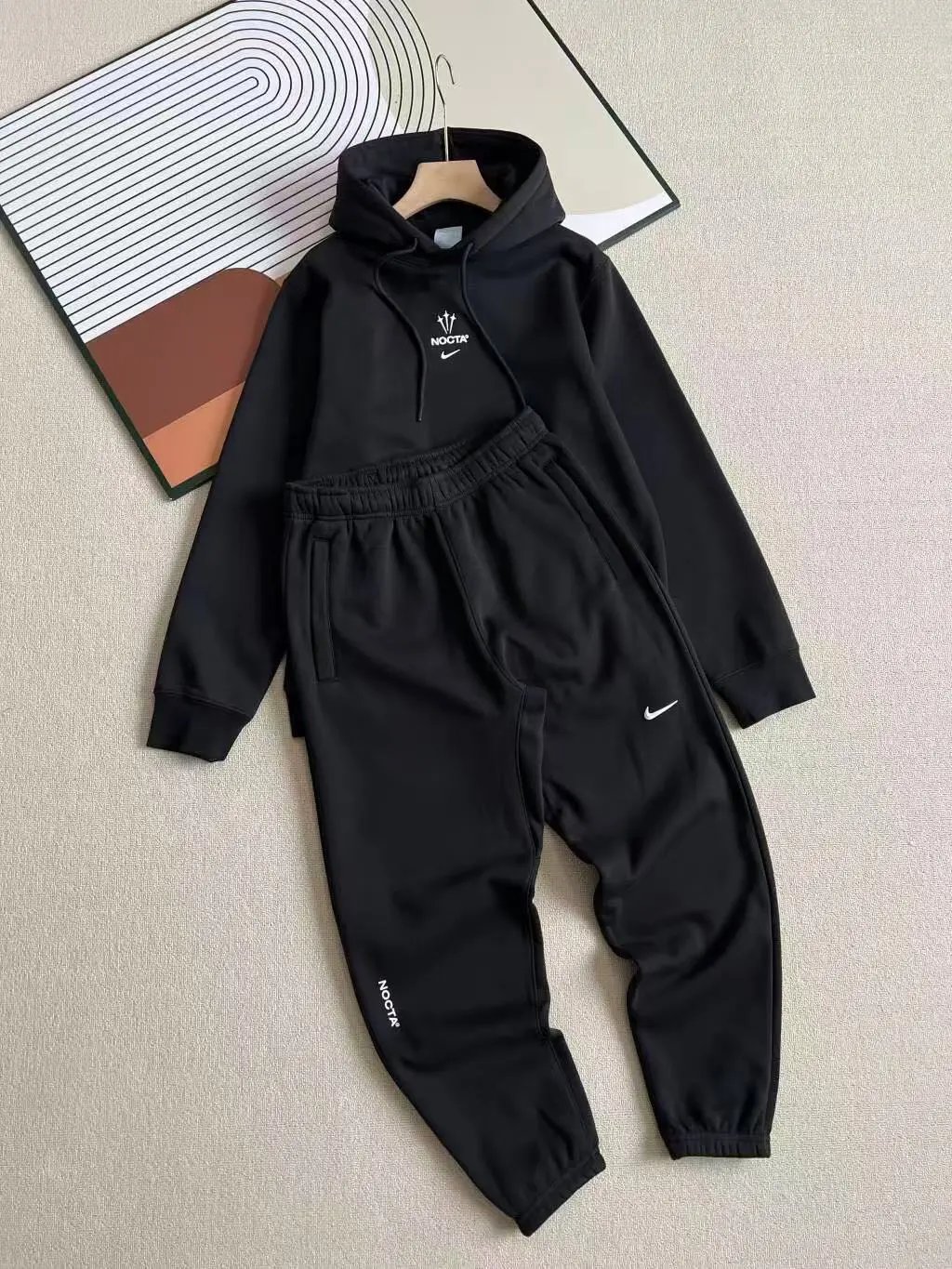 Nike Tracksuits NOCTA hooded zip-up tracksuit — 02 Black Pullover Sweat Set