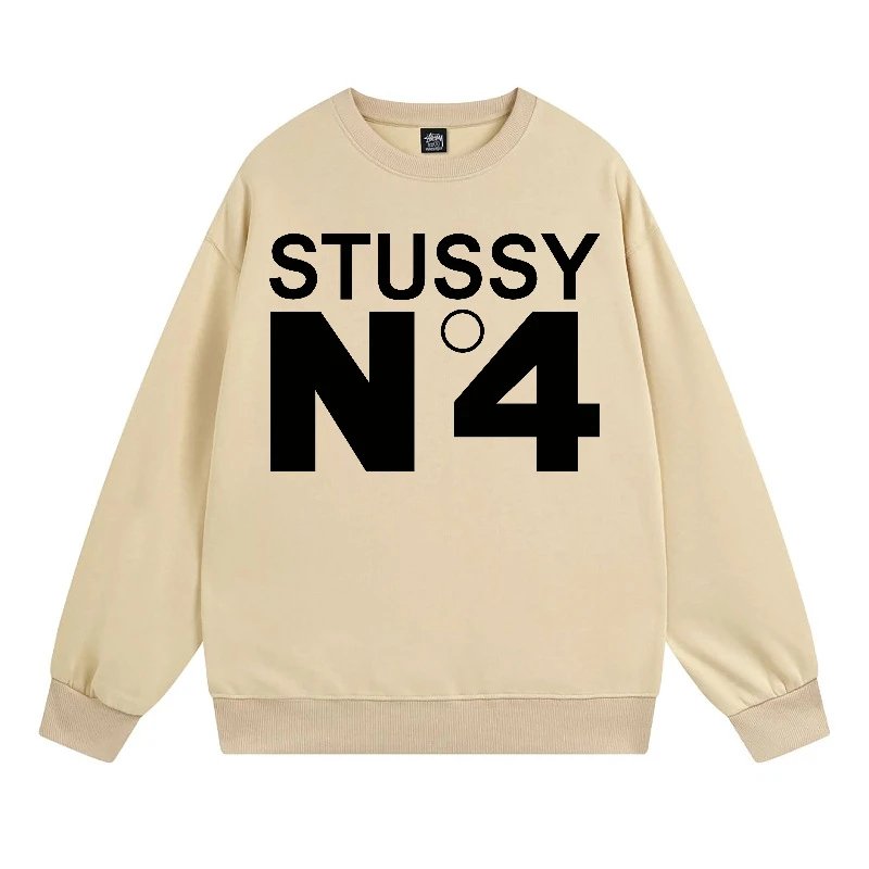 Stüssy Hoodies & Sweatshirts Crewneck Sweatshirt with Chengdu Chapter Graphic — 104 Apricot Color