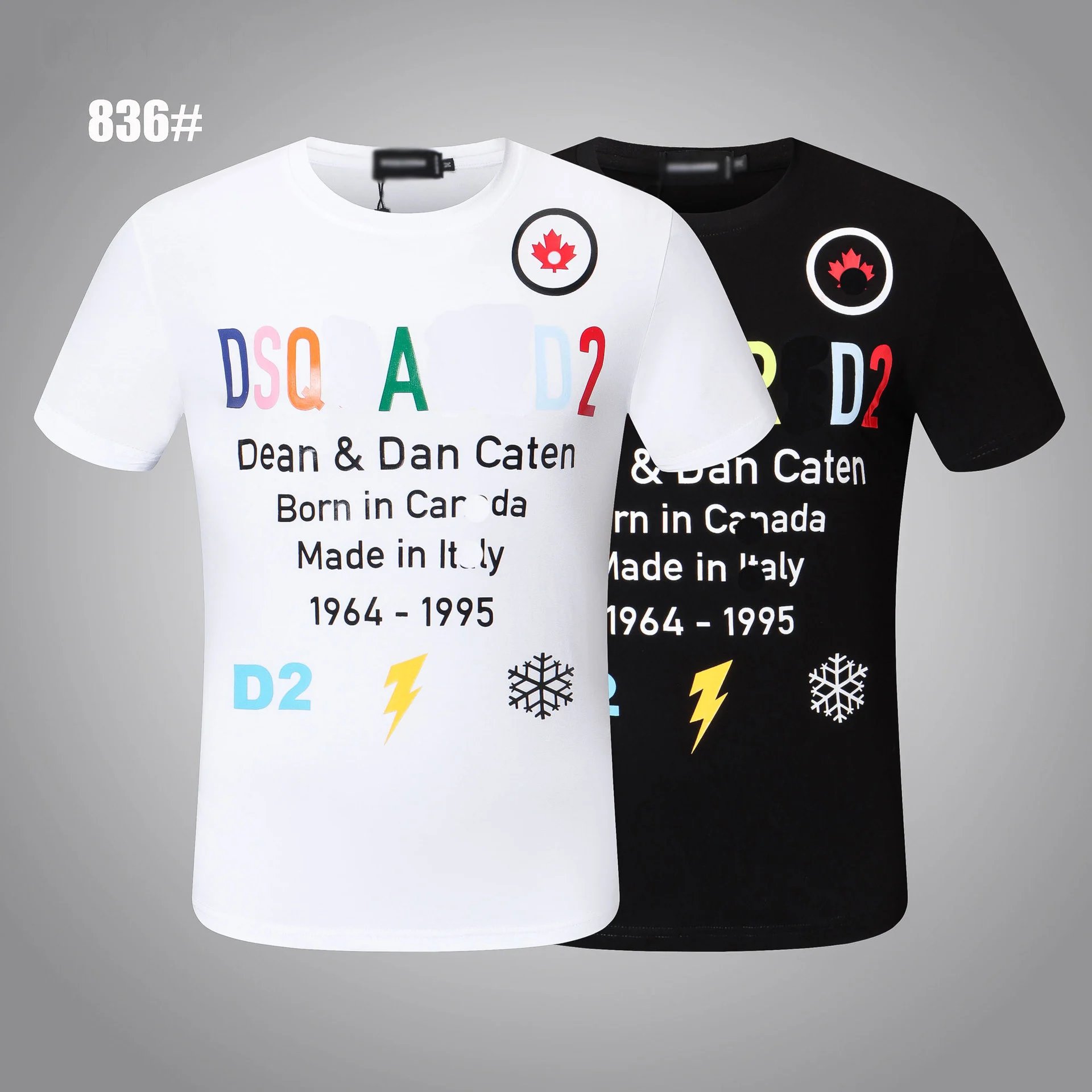 Dsquared2 T-Shirts DT992 graffiti-print crew-neck T-shirt image 4