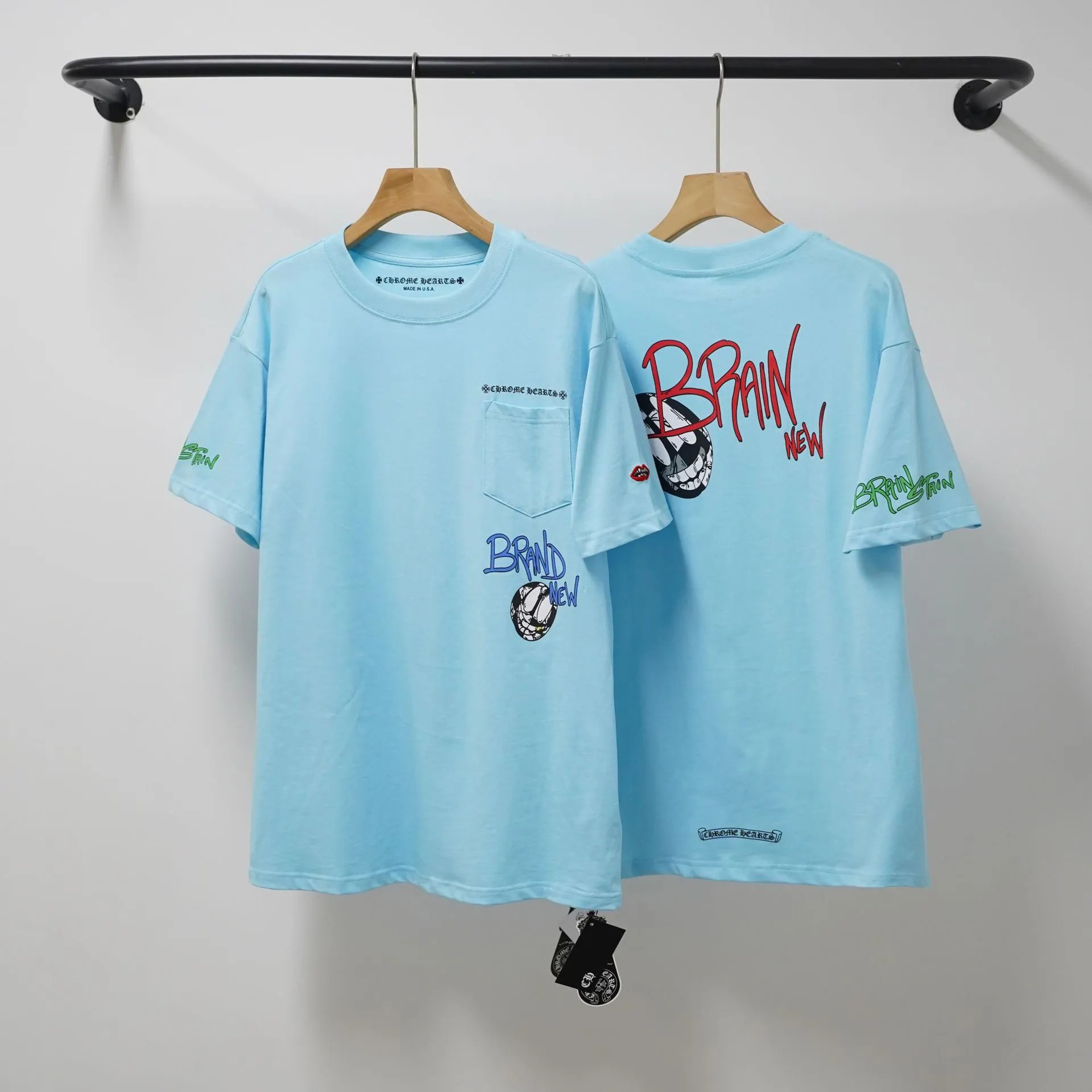 Chrome Hearts T-Shirts Oversized graphic pocket T-shirt — 25