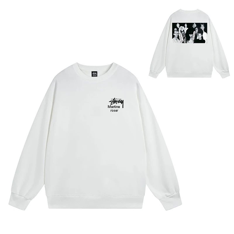 Stüssy Hoodies & Sweatshirts Crewneck Sweatshirt with Chengdu Chapter Graphic — 102 white