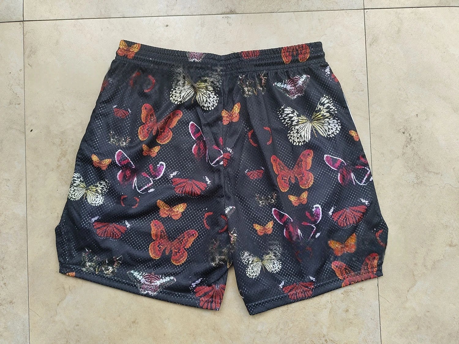 Design Ryoko Rain Monogram Mesh Shorts Navy Shorts - 9