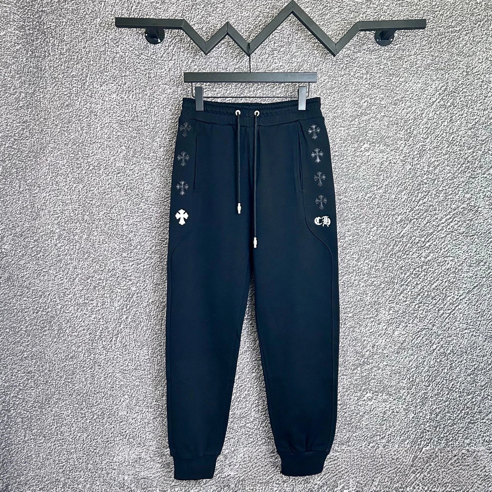Chrome Hearts Trousers Sanskrit logo jogger sweatpants — B301-1