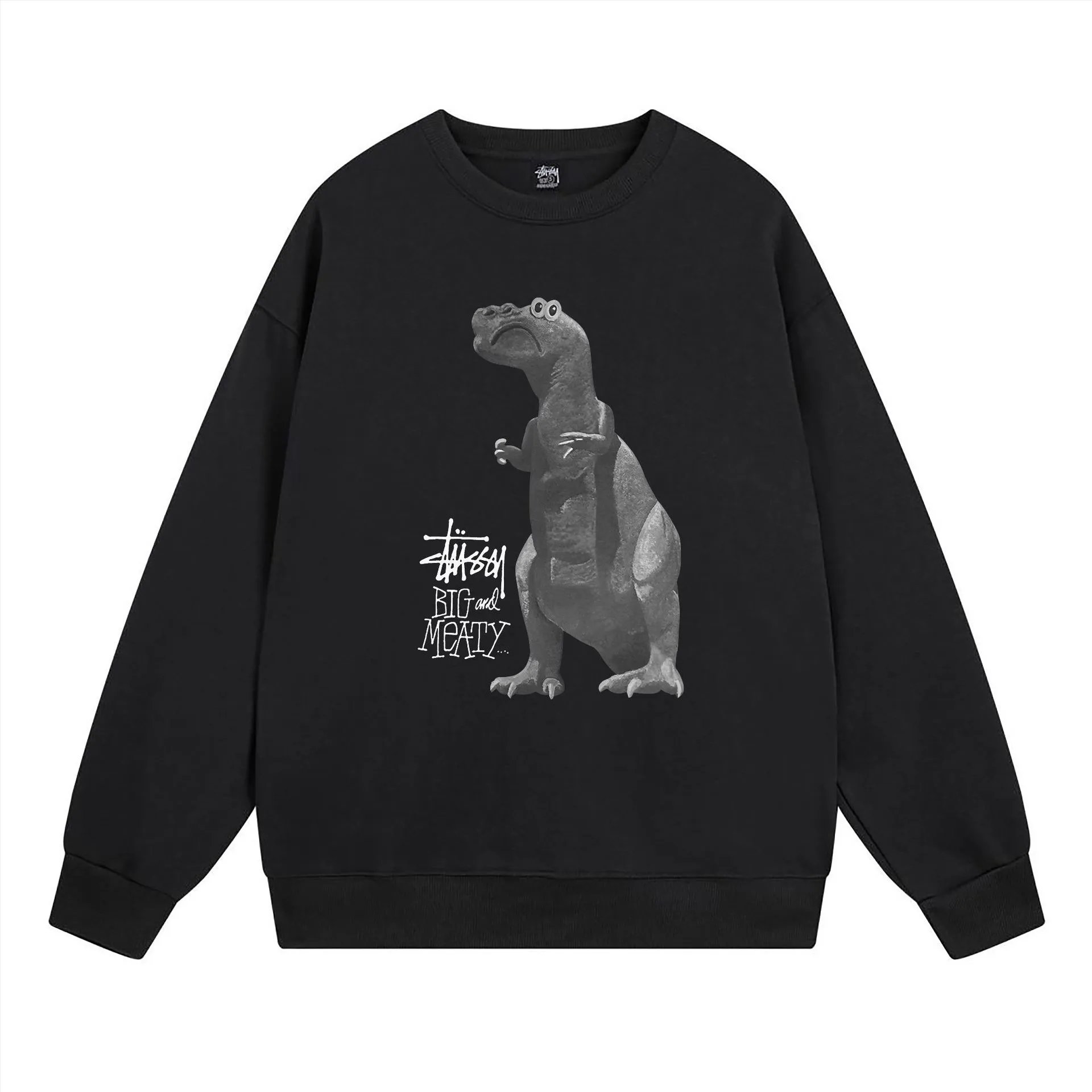 Stüssy Hoodies & Sweatshirts Crewneck Sweatshirt with Chengdu Chapter Graphic — 105 black