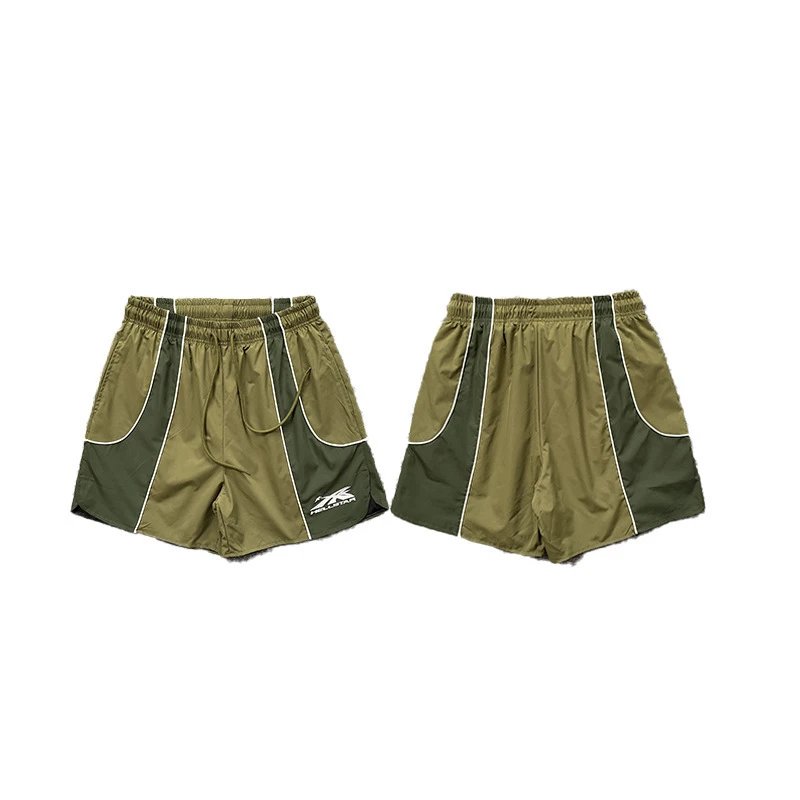 Broken Planet Shorts Drawstring graphic — 8307 Green