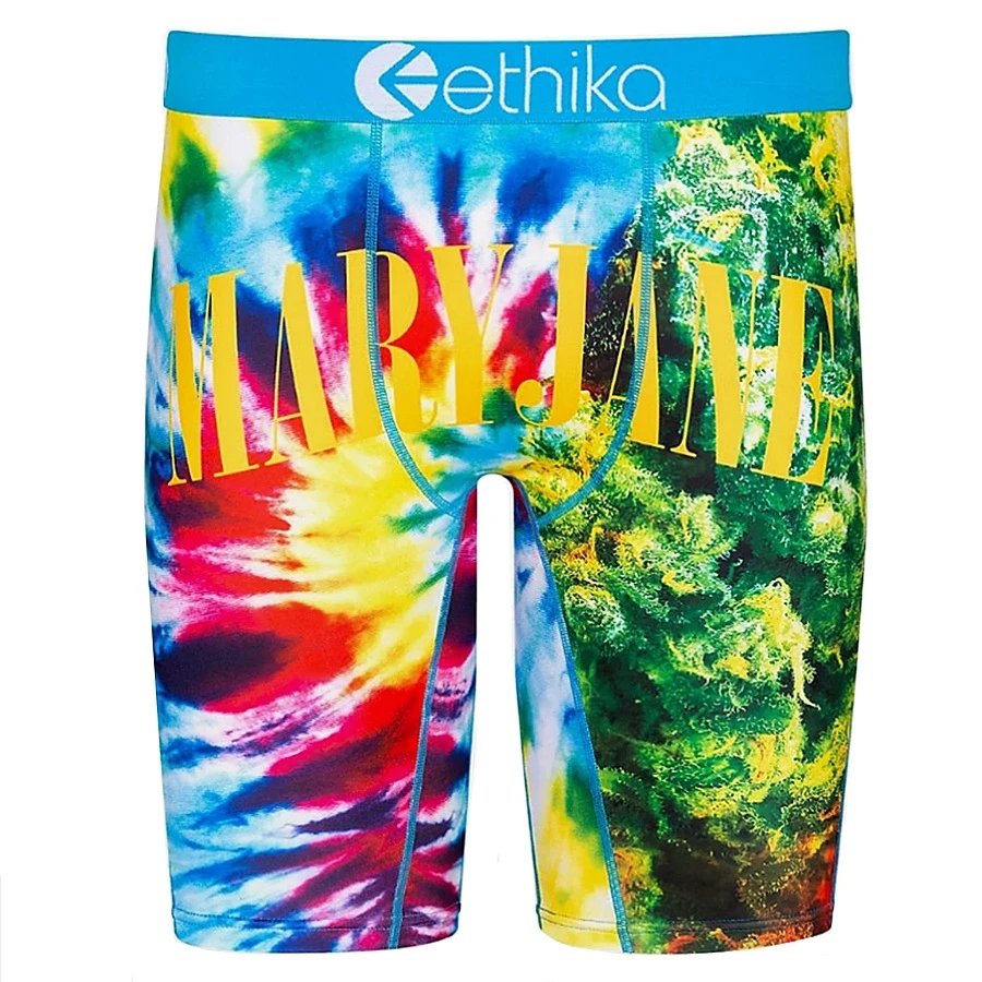 Ethika Underwear Printed Boxer Briefs — Garden