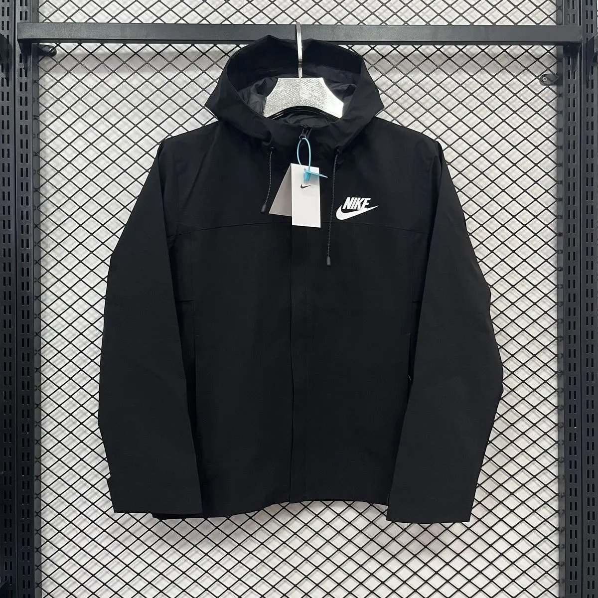 Nike Jackets Hooded Windbreaker — F-003 Black
