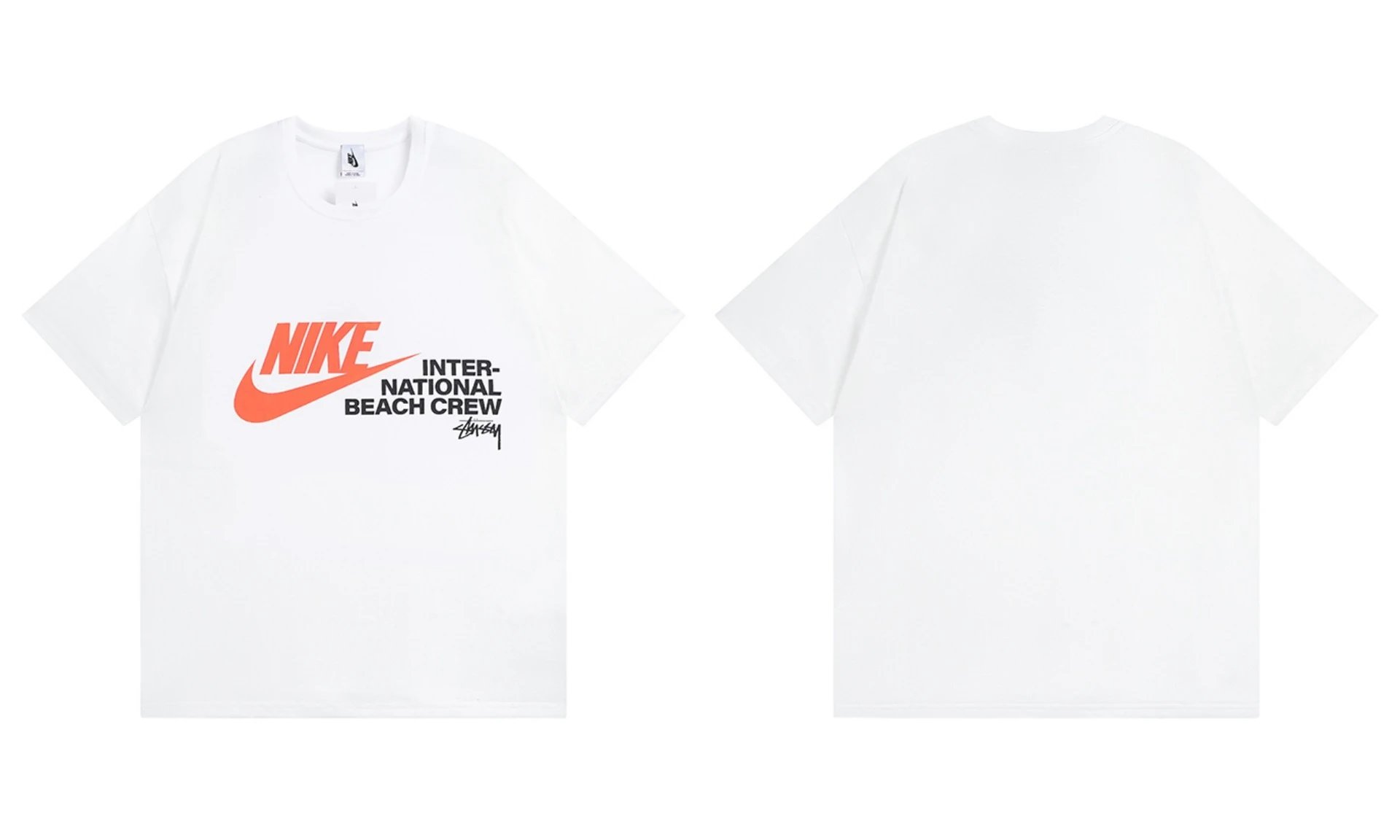 Stüssy T-Shirts Short-Sleeve Graphic Print — 953 white