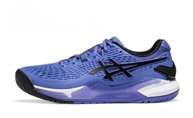 Asics Gel-Resolution 9 White / Navy / Lime Green Tennis Shoes Running Shoes - 7
