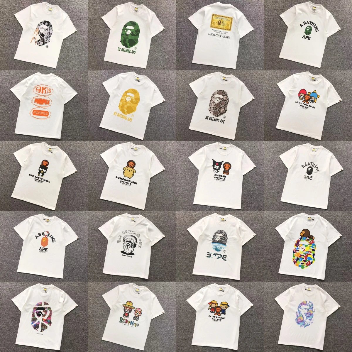 BAPE T-Shirts Short-Sleeve Graphic Print image 3