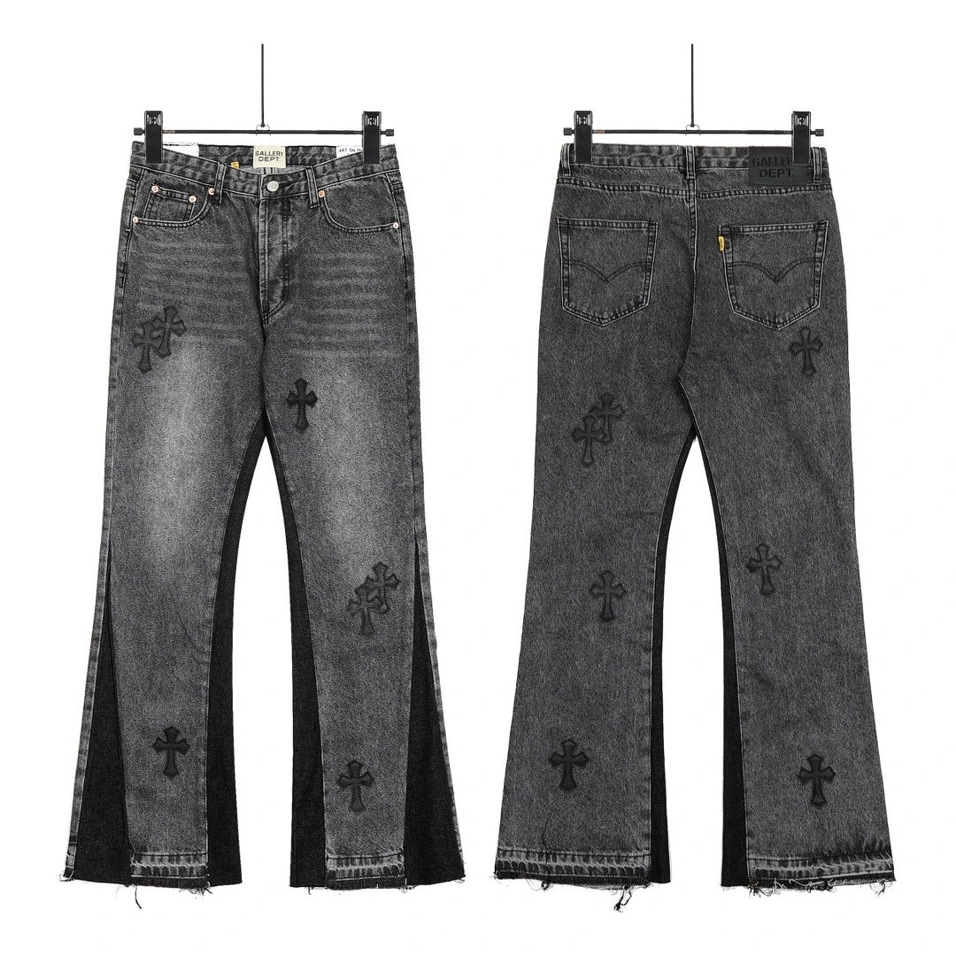 Gallery Dept. Jeans Paint-Splatter Ripped — 33