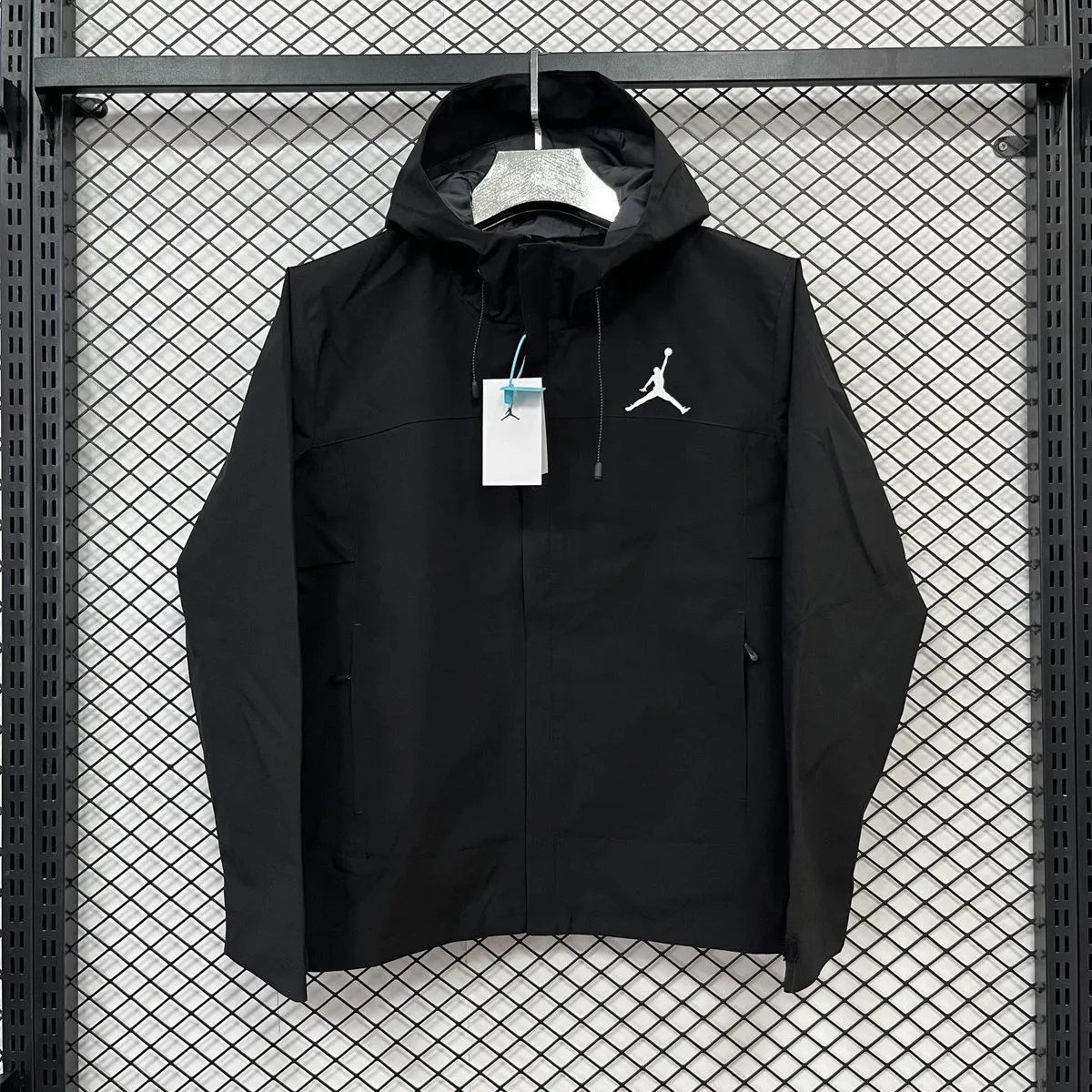 Nike Jackets Hooded Windbreaker — F-004 Black
