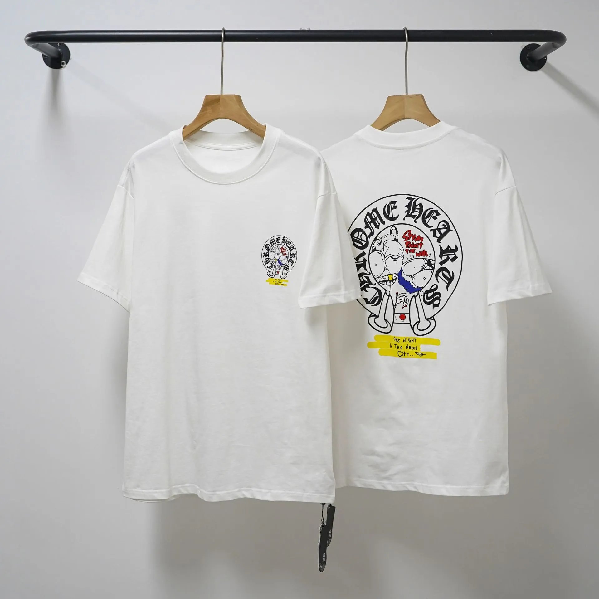 Chrome Hearts T-Shirts Oversized graphic pocket T-shirt — 34