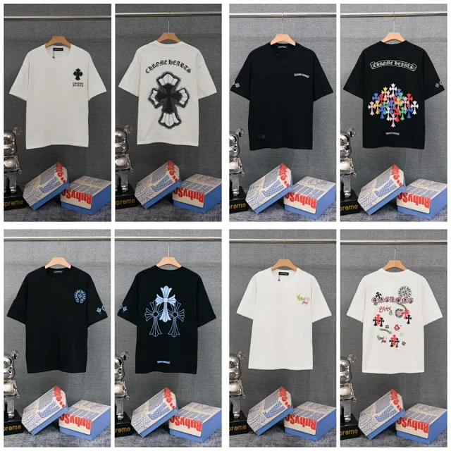 Chrome Hearts T-Shirts Graphic-print crewneck T-shirt product detail image 1