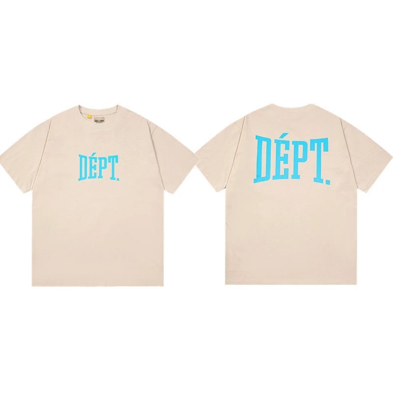 Gallery Dept. T-Shirts Graphic Print Short-Sleeve T-Shirt — 458 Apricot color