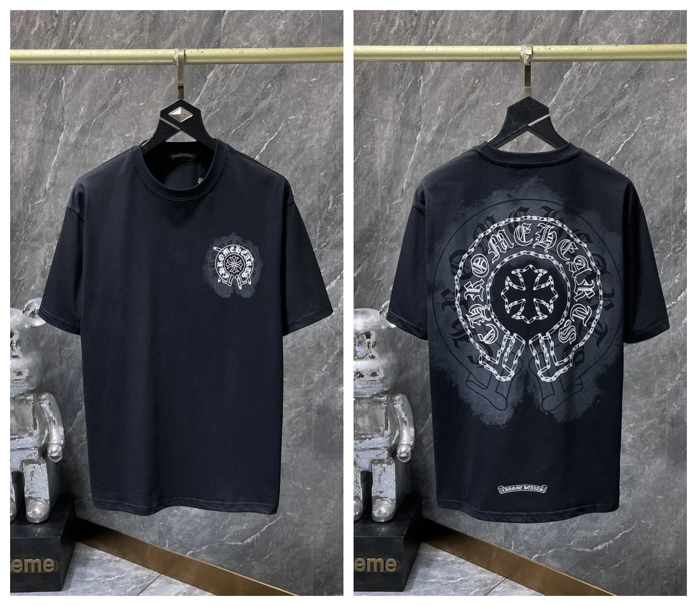 Chrome Hearts T-Shirts KLX09 graphic short-sleeve — 11