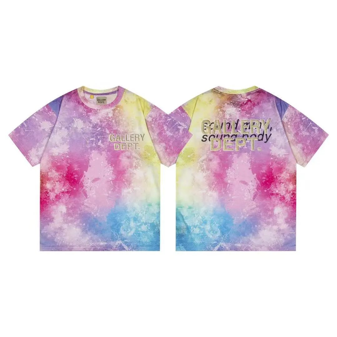 Gallery Dept. T-Shirts Graphic Tie-Dye Short-Sleeve T-Shirt — 513 color matching