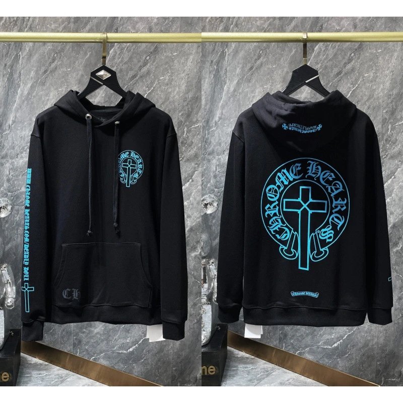 Chrome Hearts Hoodies & Sweatshirts Cross Graphic Pullover Hoodie — 8633 black