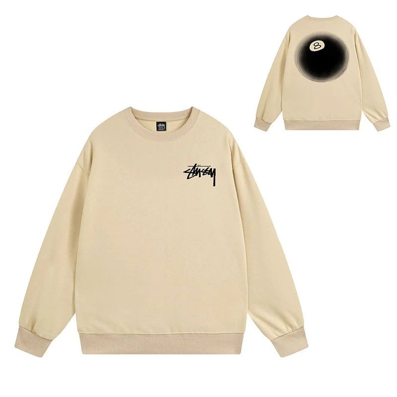 Stüssy Hoodies & Sweatshirts Crewneck Graphic Sweatshirt — 103 apricot