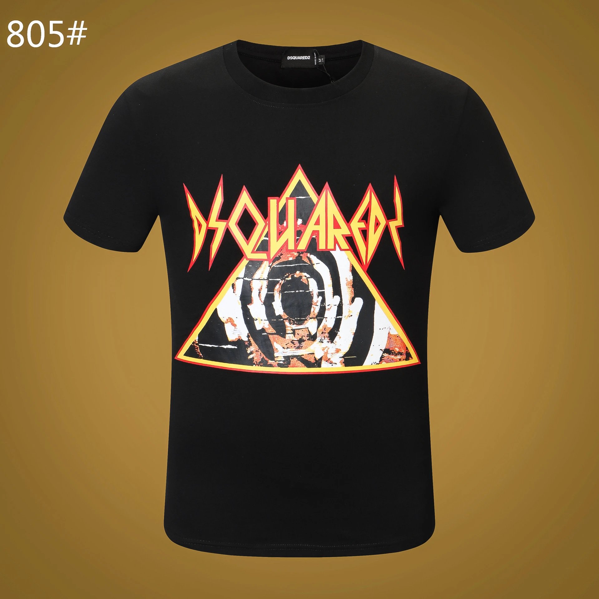 Dsquared2 T-Shirts Graphic Print — DQ 805 black