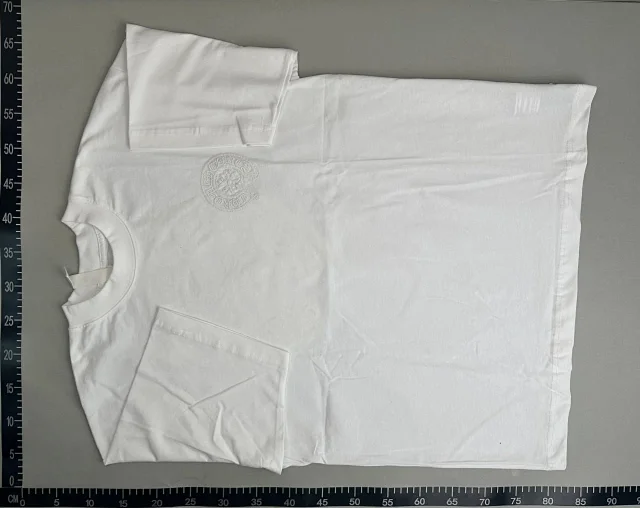 Chrome Hearts T-Shirts Graphic Cross Motif Short-Sleeve T-Shirt product detail image 5