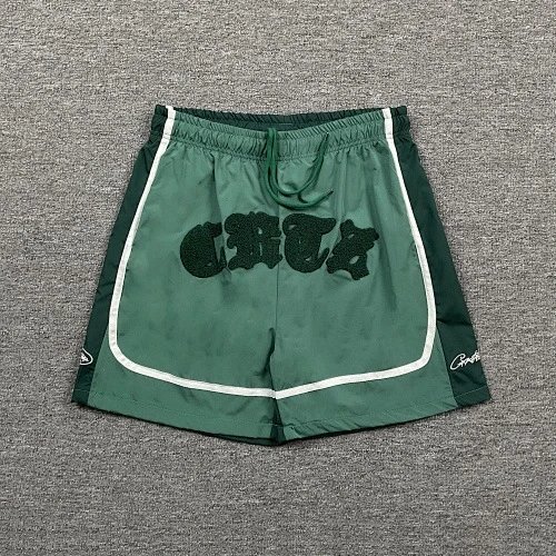 Corteiz Shorts Drawstring athletic — Green 3260#
