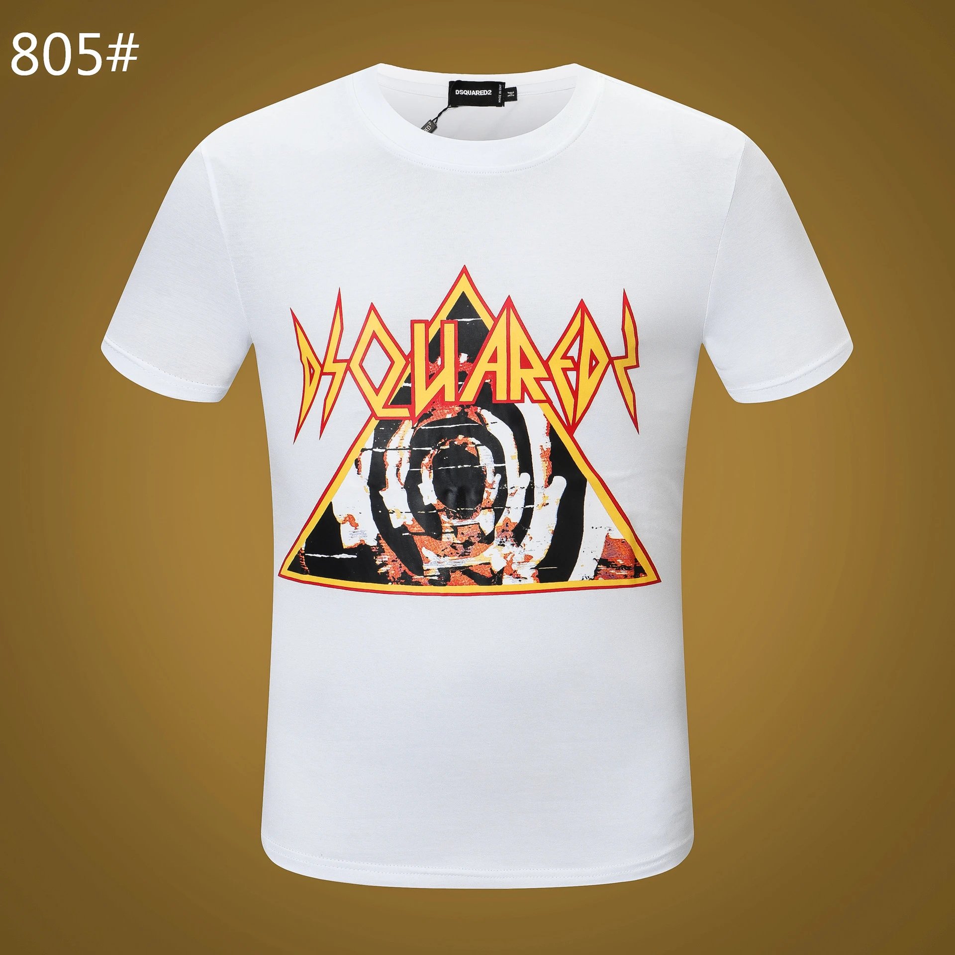 Dsquared2 T-Shirts Graphic Print — DQ 805 white