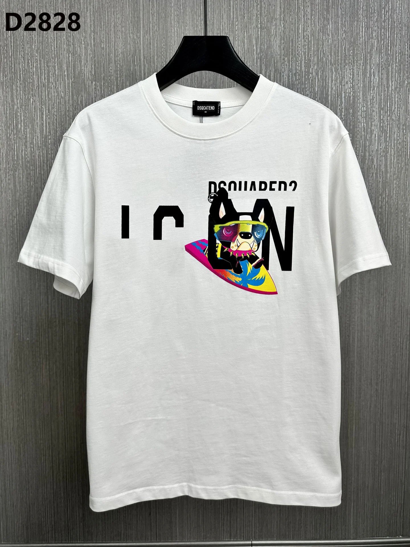 Dsquared2 T-Shirts Graphic Print — DQ 2828 white