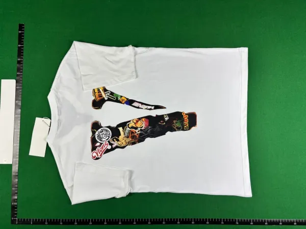 Versace VLogo Crystal-Embellished Black T-Shirt - 4