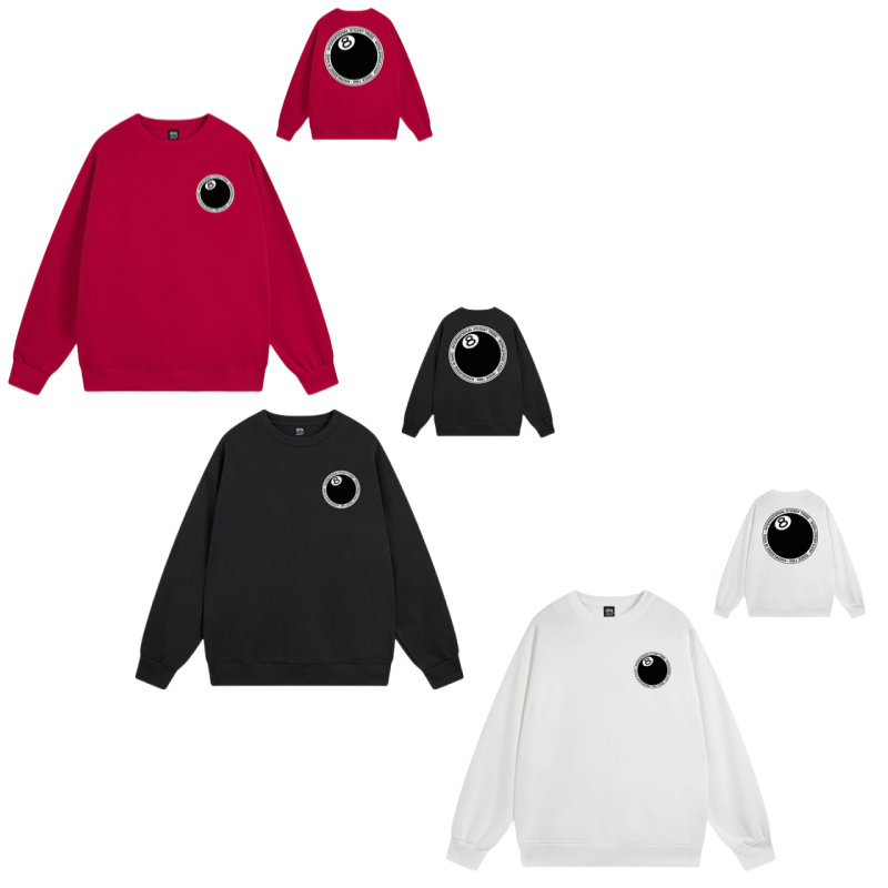 Stüssy Hoodies & Sweatshirts Crewneck Sweatshirt with Chengdu Chapter Graphic — 106 red
