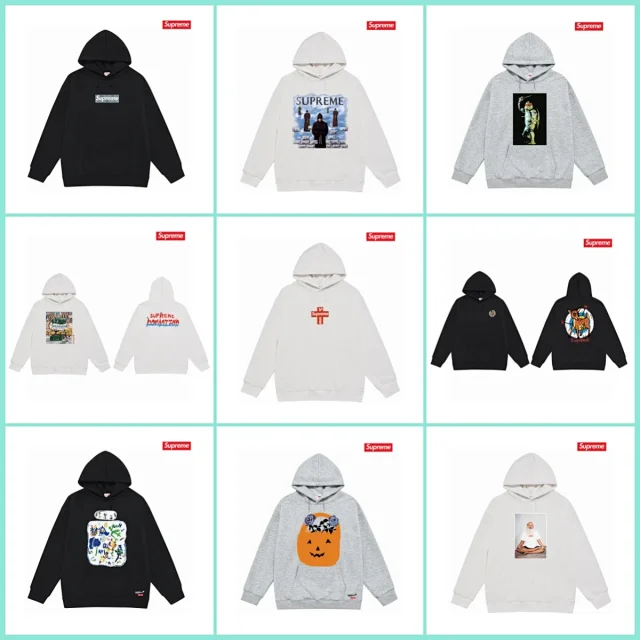Supreme Hoodies & Sweatshirts Graphic Print Pullover Hoodie product detail image 1