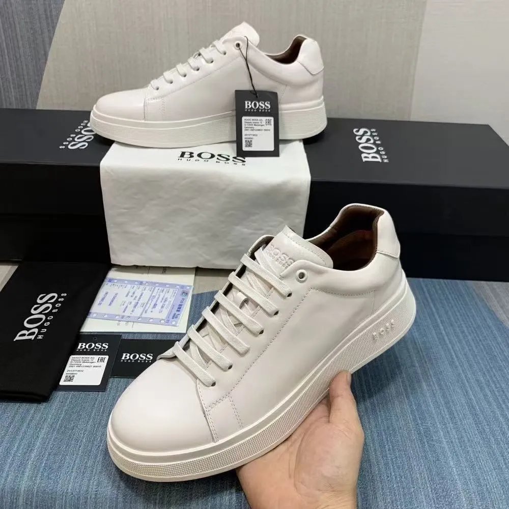 BOSS Sneakers Suede low-top lace-up — 13