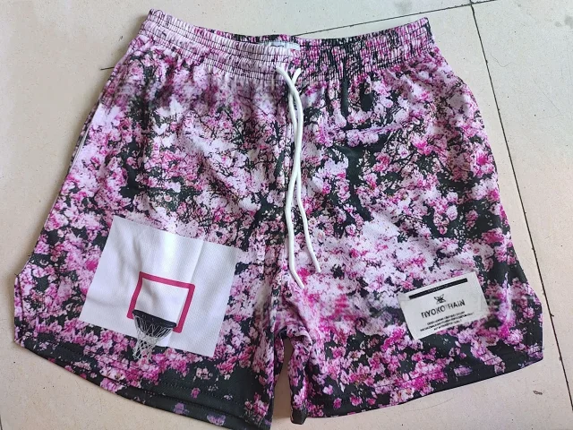 Ryoko Rain Shorts Mesh Graphic Basketball product detail image 4