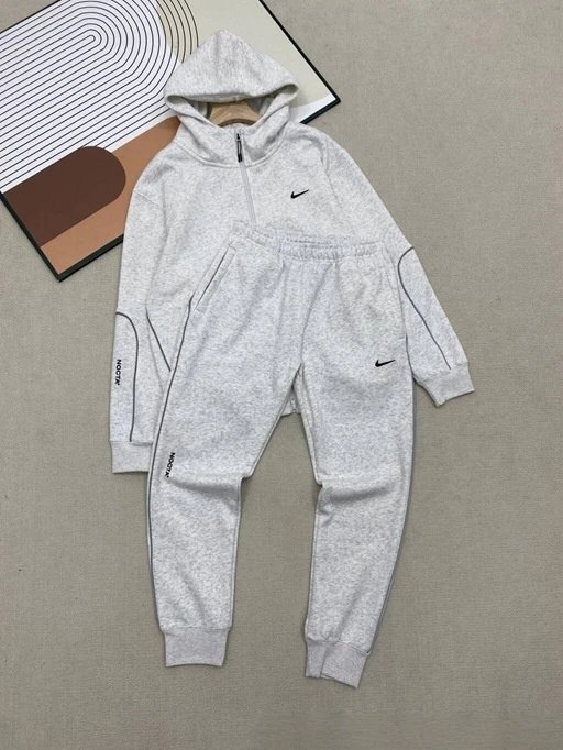 Nike Tracksuits NOCTA hooded zip-up tracksuit — 05 Reflective Light Grey Zip Sweat Set
