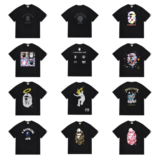 A Bathing Ape T-Shirts Short-Sleeve Graphic T-Shirt product detail image 1