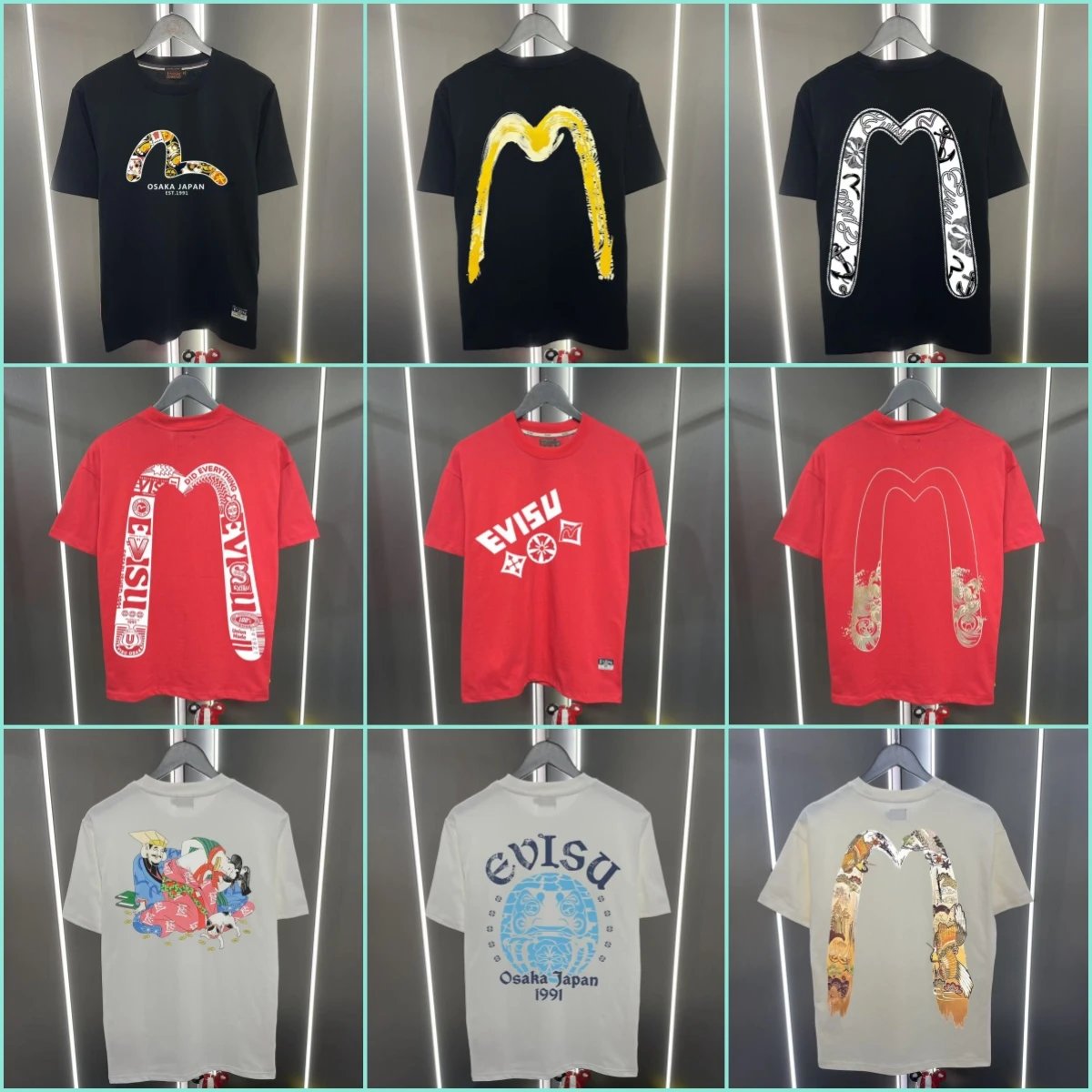  EVISU Trendy Short-Sleeve T-S
