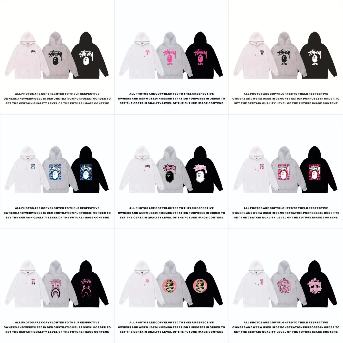  A Bathing Ape (BAPE) Stussy C