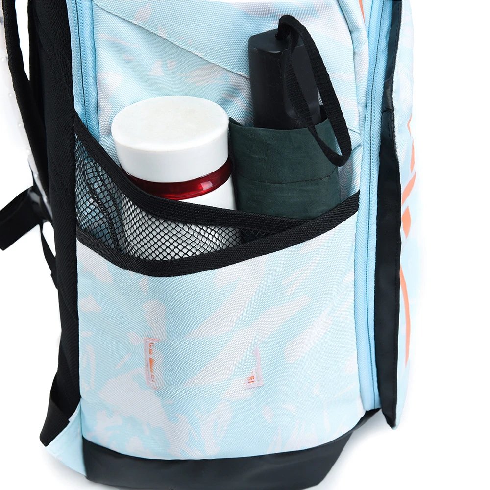 Nike Elite Backpack Light Blue Marble Print Casual Backpack - 13