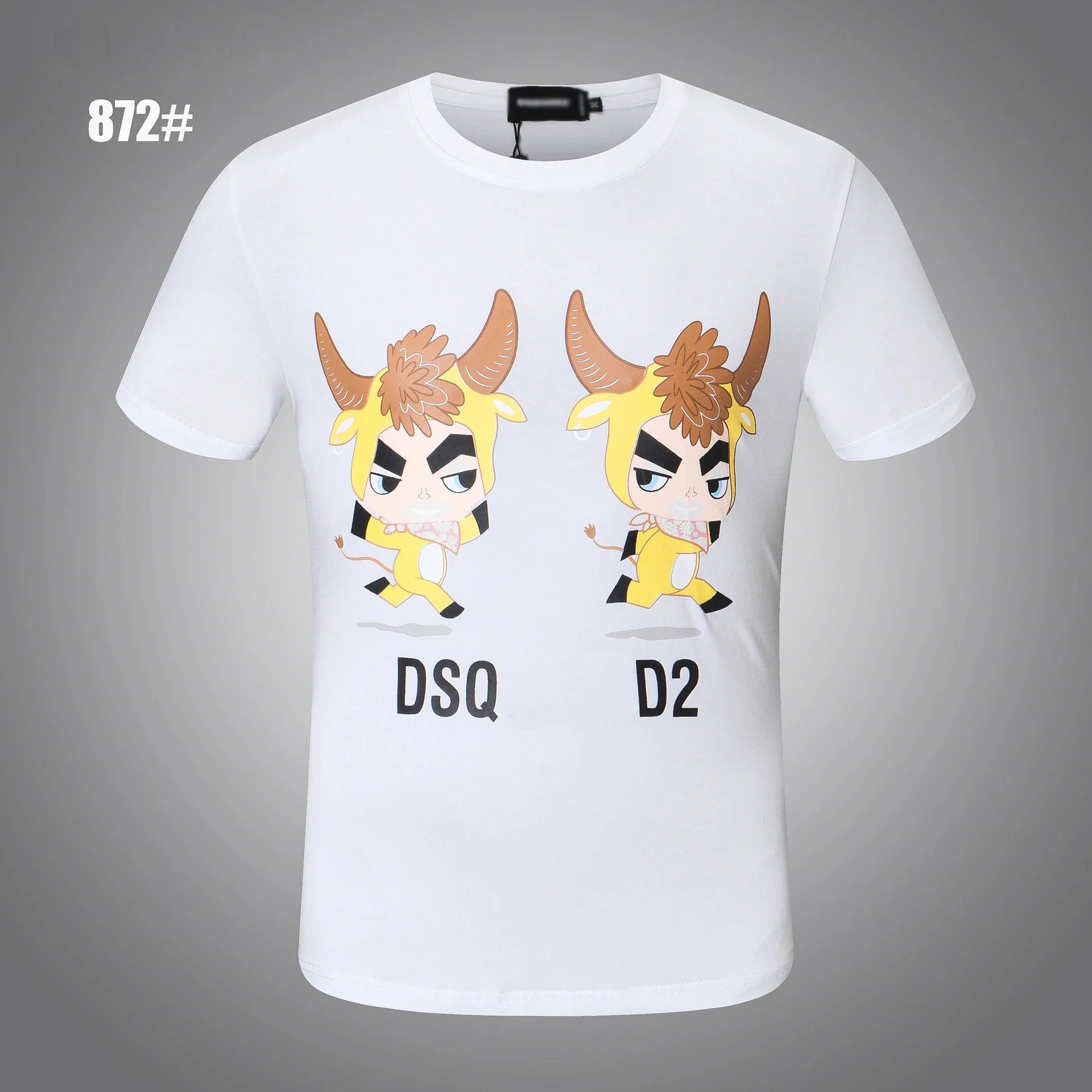 Dsquared2 T-Shirts Graphic Print — DQ 872 white