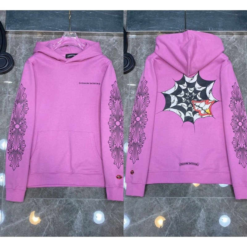 Chrome Hearts Hoodies & Sweatshirts Cross Graphic Pullover Hoodie — 8395 purple